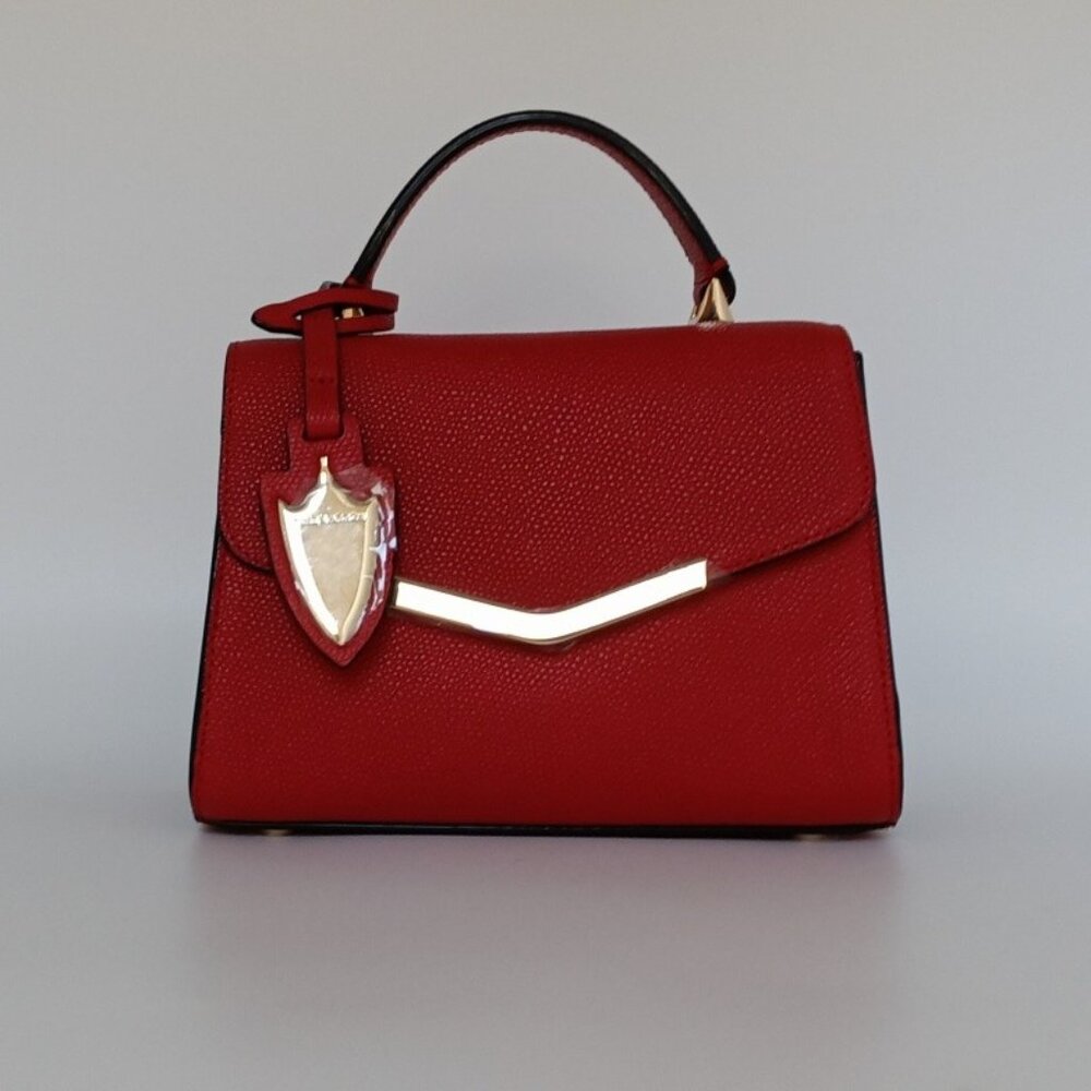 Time's Arrow Leather Handbag Chinatown Cherry Ava Mini Satchel NWT